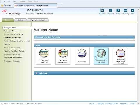 how to run an ny-45 from adp